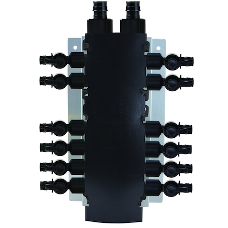 Apollo 12-Port PEX-A Manifold with 1/2 in. Plastic Ball Valves EPXMANI12P